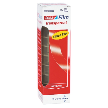 Tesa-Klebefilm, 15 mm x 10 m, (1 Pck = 10 Rollen)