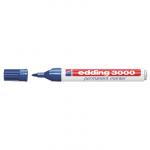 Permanent Marker, Edding 3000, 1,5 - 3,0 mm, blau