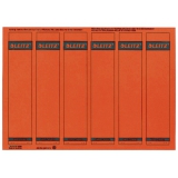 PC-R�ckenschilder, 5 cm, kurz, rot, (1 Blatt = 6 St.)