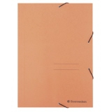 Eckspanner, Karton 450 g/qm, DIN A4, 3 Klappen, orange