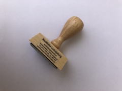 AZK-Holzstempel, 25 x 50 mm