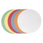 Moderationskarten, farblich sortiert, Kreis 14 cm Durchmesser, (210 St.) [61007]